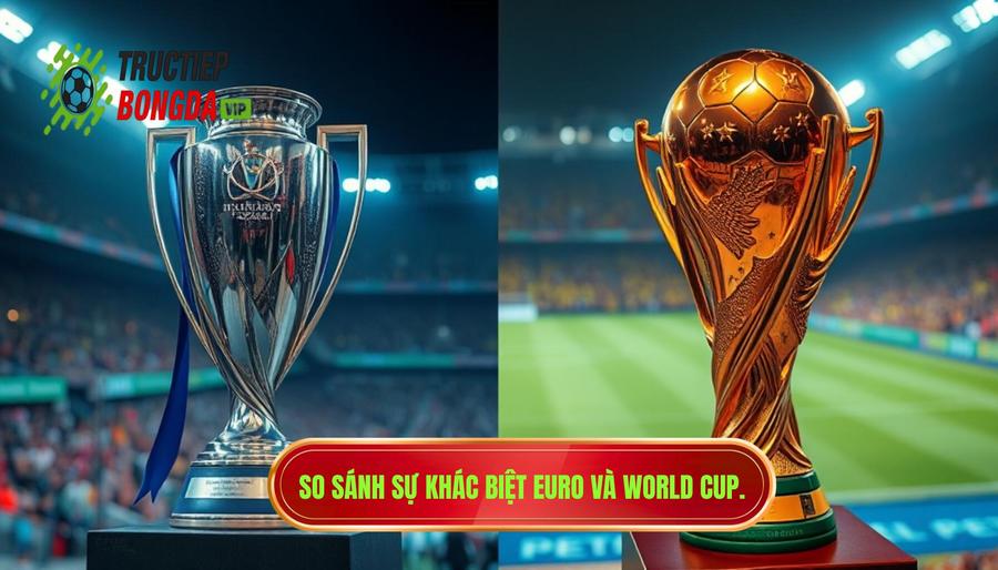 Phân tích sự khác biệt giữa Euro và World Cup
